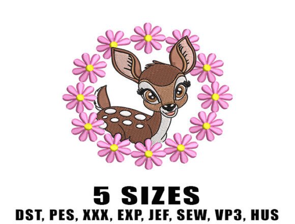 Baby Deer Embroidery Design Review for Boutiques