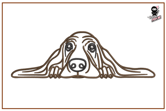 Basset Hound Dog Embroidery Design Review