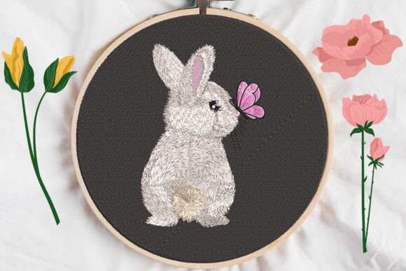 Bunny Easter Day Embroidery Review for Boutique Apparel