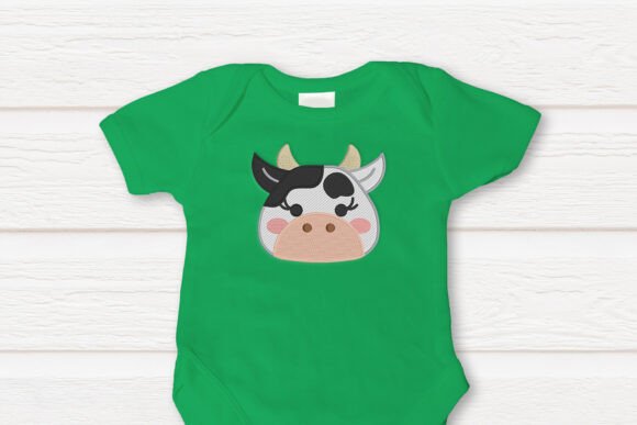 Cow Face Mini Embroidery Review for Holiday Gifts