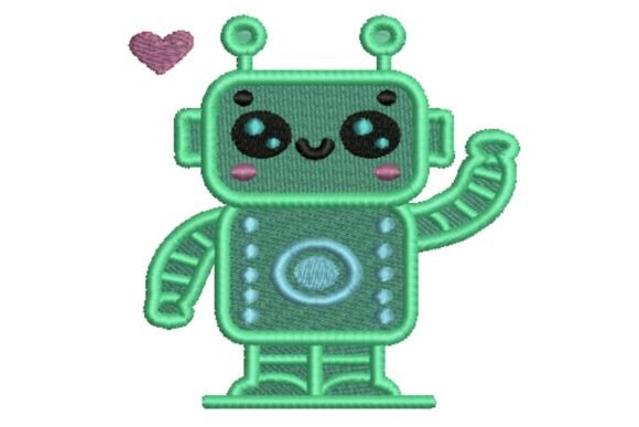 Loveable Robot Embroidery Review for Holiday Collections